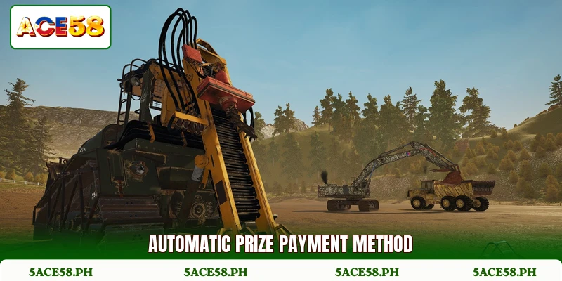 Automatic prize payment method
