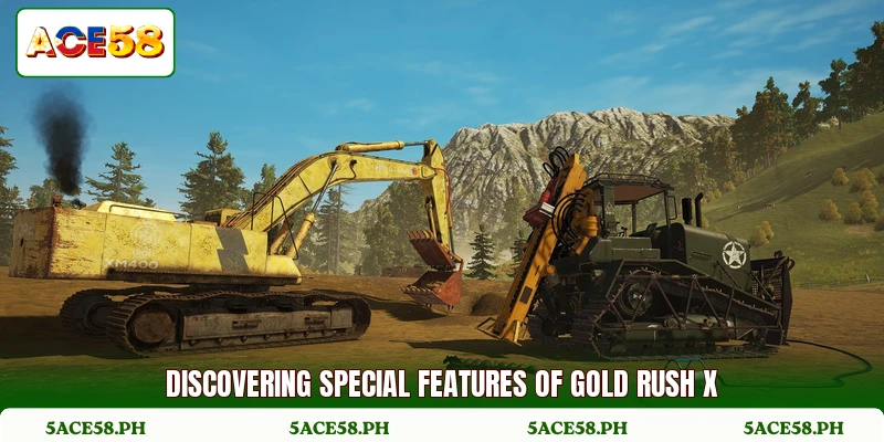 Discovering special features of gold rush X