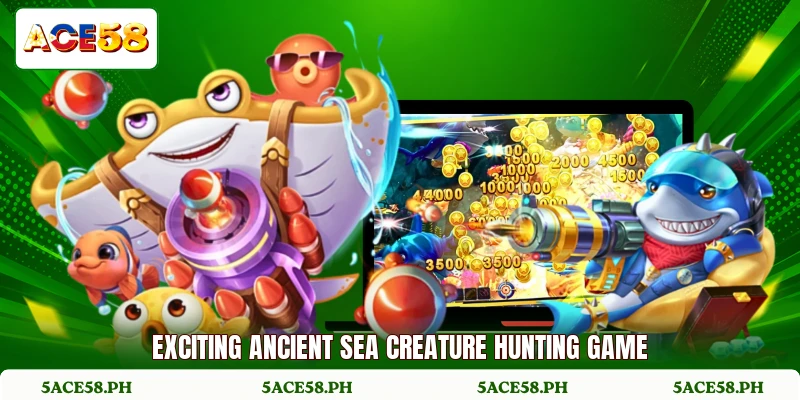 Exciting ancient sea creature hunting game