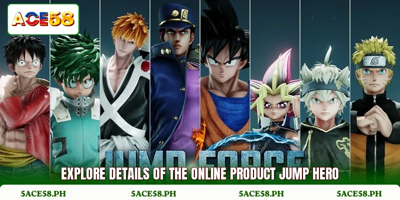 Explore details of the online product Jump hero