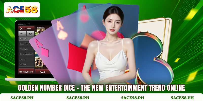 Golden Number Dice - The New Entertainment Trend Online