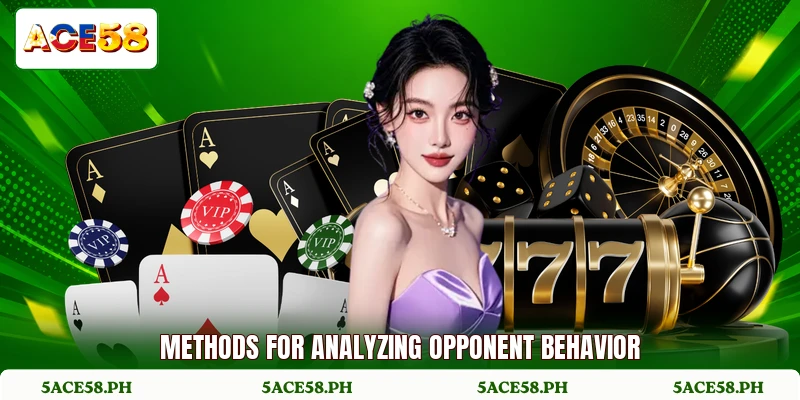 Methods for analyzing opponent behavior
