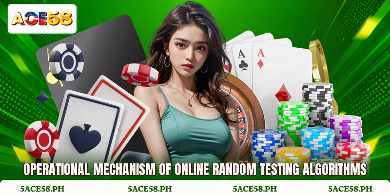 Operational mechanism of online random testing algorithms
