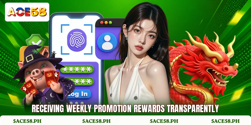 Receiving weekly promotion rewards transparently