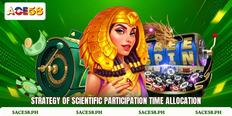 Strategy of scientific participation time allocation
