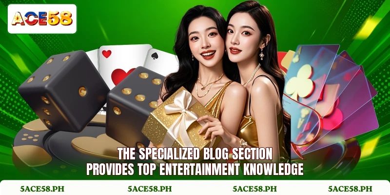 The specialized blog section provides top entertainment knowledge The specialized blog section provides top entertainment knowledge